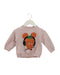 A Pink Sweatshirts from Emile et Ida in size 3-6M for girl. (Front View)
