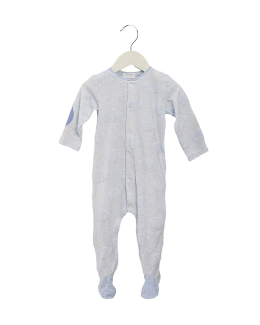 A Blue Long Sleeve Jumpsuits from Mayoral in size 6-12M for boy. (Front View)