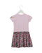 A Pink Short Sleeve Dresses from Steiff in size 3T for girl. (Back View)