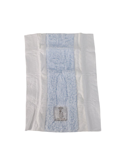 A Blue Safety Blankets from Little Giraffe in size O/S for neutral. (Front View)