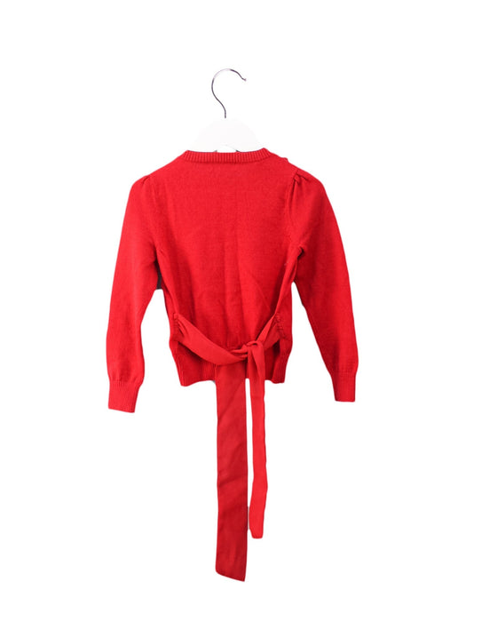 A Red Cardigans from Nicholas & Bears in size 3T for girl. (Back View)