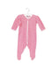 A Pink Long Sleeve Jumpsuits from Petit Bateau in size 3-6M for girl. (Front View)