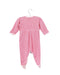 A Pink Long Sleeve Jumpsuits from Petit Bateau in size 3-6M for girl. (Back View)