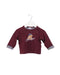 A Burgundy Long Sleeve Tops from Petit Bateau in size 3-6M for boy. (Front View)