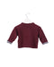 A Burgundy Long Sleeve Tops from Petit Bateau in size 3-6M for boy. (Back View)
