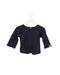 A Navy Cardigans from Petit Bateau in size 6-12M for girl. (Front View)