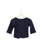 A Navy Cardigans from Petit Bateau in size 6-12M for girl. (Back View)