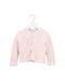 A Pink Cardigans from The Little White Company in size 6-12M for girl. (Front View)