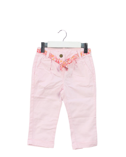 A Pink Casual Pants from Jacadi in size 12-18M for girl. (Front View)