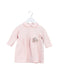 A Pink Long Sleeve Dresses from Il Gufo in size 6-12M for girl. (Front View)
