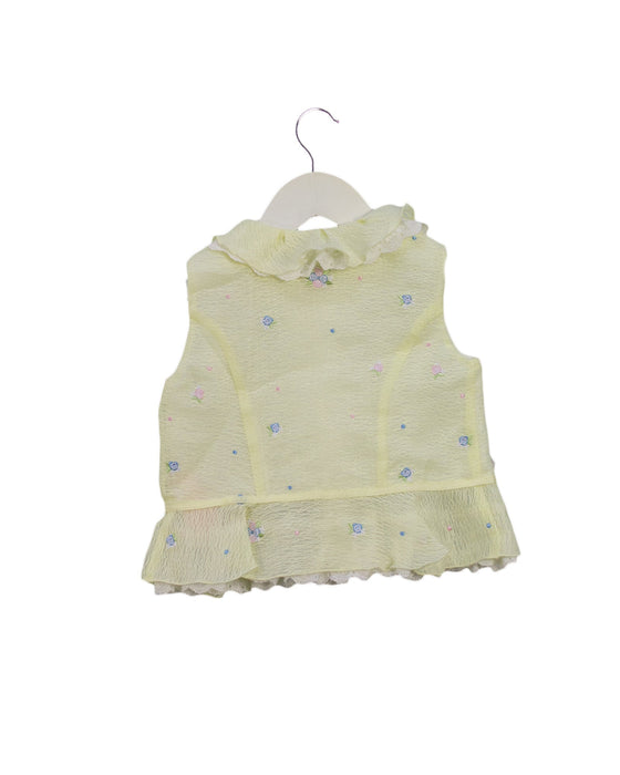 A Yellow Sleeveless Tops from Nicholas & Bears in size 2T for girl. (Back View)