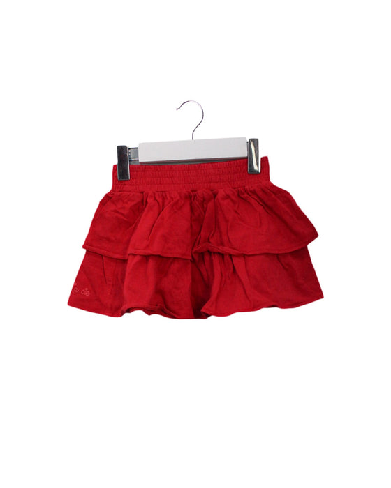 A Red Short Skirts from La Compagnie des Petits in size 18-24M for girl. (Front View)