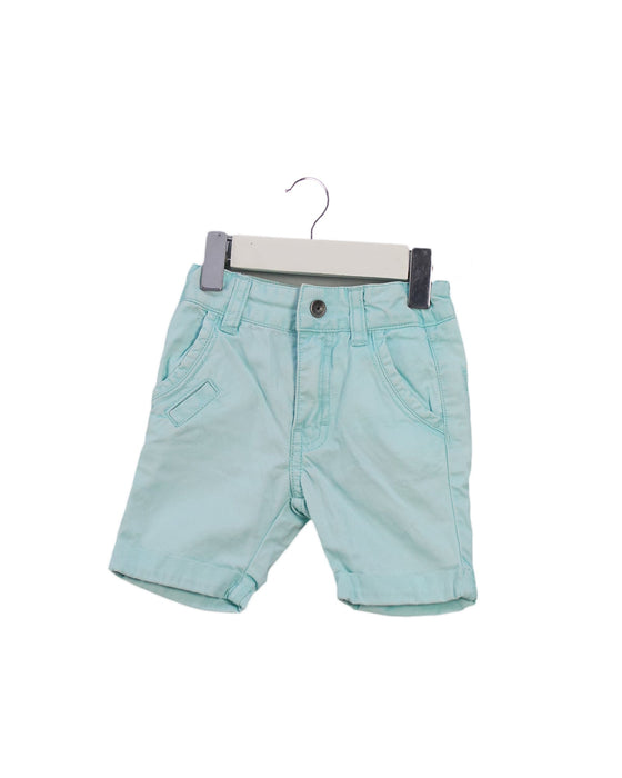 A Blue Shorts from Timberland in size 3-6M for boy. (Front View)