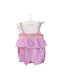 A Pink Rompers from Mides in size 3-6M for girl. (Front View)