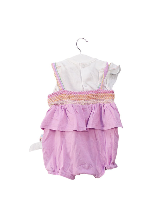 A Pink Rompers from Mides in size 3-6M for girl. (Back View)