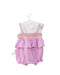 A Pink Rompers from Mides in size 3-6M for girl. (Back View)