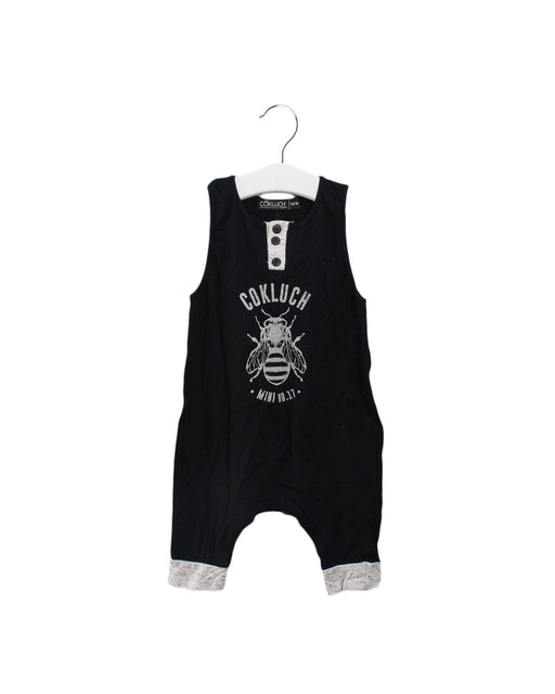 A Black Jumpsuits from Cokluch in size 12-18M for boy. (Front View)