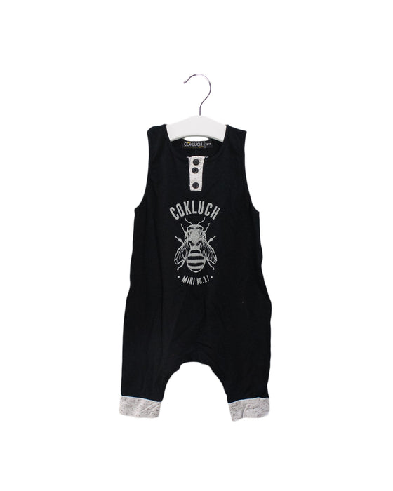 A Black Jumpsuits from Cokluch in size 12-18M for boy. (Front View)