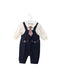 A Navy Long Sleeve Jumpsuits from Nicholas & Bears in size 0-3M for boy. (Front View)