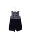 A Navy Sleeveless Rompers from Nicholas & Bears in size 6-12M for boy. (Front View)