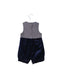 A Navy Sleeveless Rompers from Nicholas & Bears in size 6-12M for boy. (Back View)