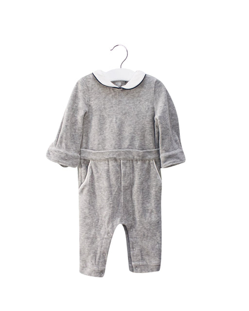 A Grey Long Sleeve Jumpsuits from Nicholas & Bears in size 6-12M for boy. (Front View)