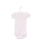 A Pink Short Sleeve Bodysuits from Petit Bateau in size 3-6M for girl. (Back View)