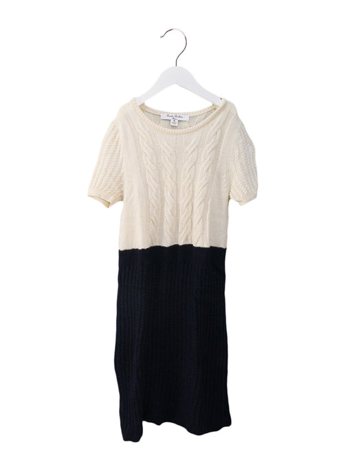 A Navy Sweater Dresses from Brooks Brothers in size 7Y for girl. (Front View)