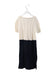 A Navy Sweater Dresses from Brooks Brothers in size 7Y for girl. (Back View)