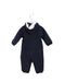 A Navy Long Sleeve Jumpsuits from Chickeeduck in size 12-18M for boy. (Back View)