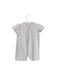 A Grey Short Sleeve Rompers from Miniclasix in size 3-6M for boy. (Back View)
