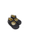 A Black Flats from Gallucci in size 6-12M for girl. (Front View)