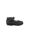 A Black Flats from Gallucci in size 6-12M for girl. (Back View)