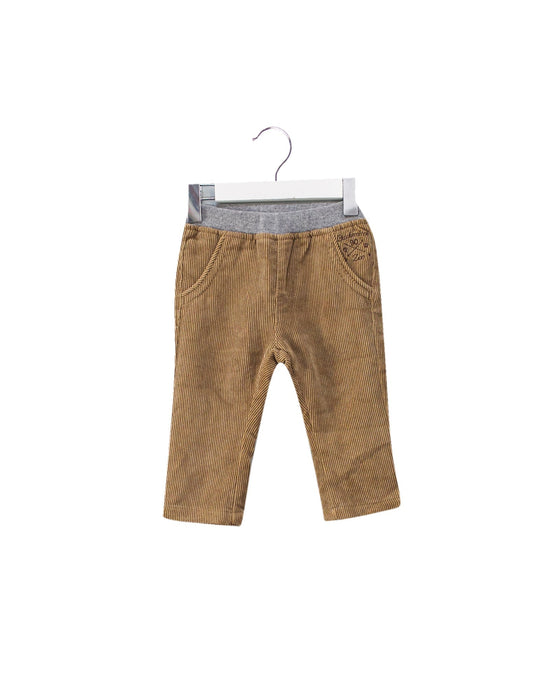 A Brown Casual Pants from Chickeeduck in size 6-12M for boy. (Front View)