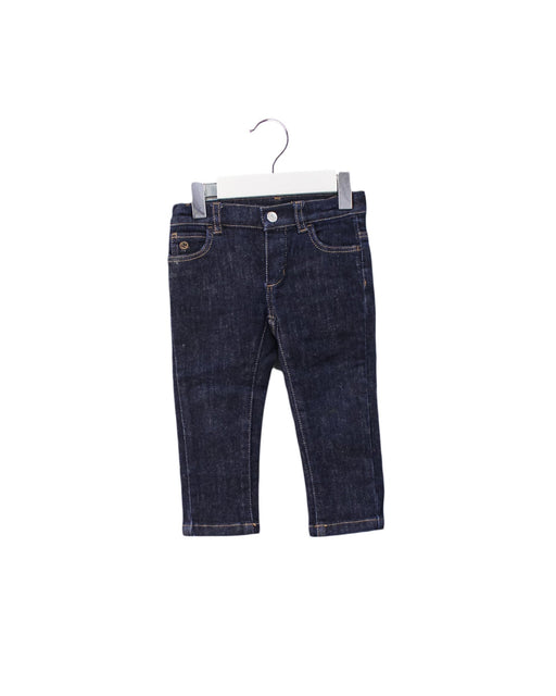 A Blue Jeans from Gucci in size 6-12M for boy. (Front View)