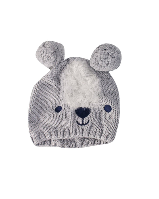 A Grey Beanies from Seed in size O/S for boy. (Front View)
