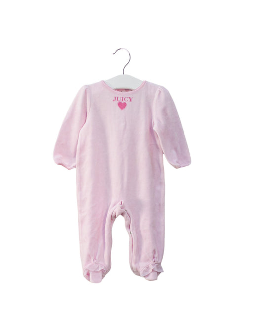 A Pink Onesies from Juicy Couture in size 3-6M for girl. (Front View)
