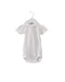 A White Short Sleeve Bodysuits from Petit Bateau in size 3-6M for girl. (Front View)