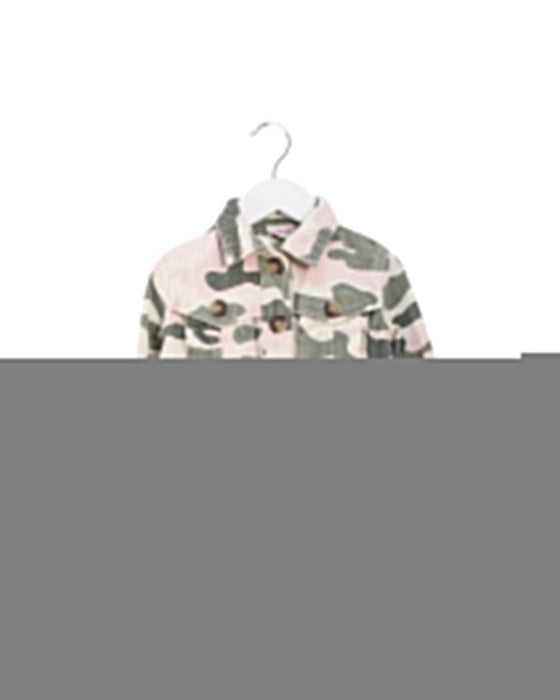 A Green Lightweight Jackets from Seed in size 2T for girl. (Front View)