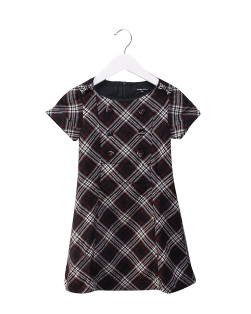 A Black Short Sleeve Dresses from Nicholas & Bears in size 4T for girl. (Front View)