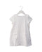 A White Short Sleeve Dresses from Petit Bateau in size 3T for girl. (Front View)