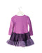 A Purple Long Sleeve Dresses from Motion Picture in size 2T for girl. (Back View)