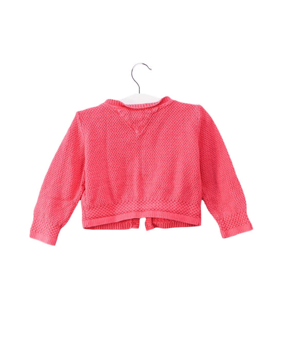 A Pink Cardigans from Tommy Hilfiger in size 12-18M for girl. (Back View)