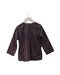 A Purple Long Sleeve Tops from Bonpoint in size 4T for girl. (Back View)