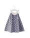A Blue Sleeveless Dresses from Comme Maman Collection in size 2T for girl. (Front View)