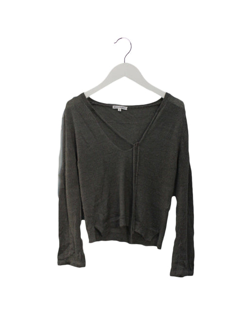 A Grey Sweatshirts from Bellerose in size 6T for girl. (Front View)