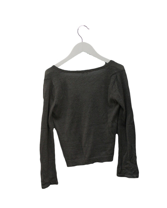 A Grey Sweatshirts from Bellerose in size 6T for girl. (Back View)