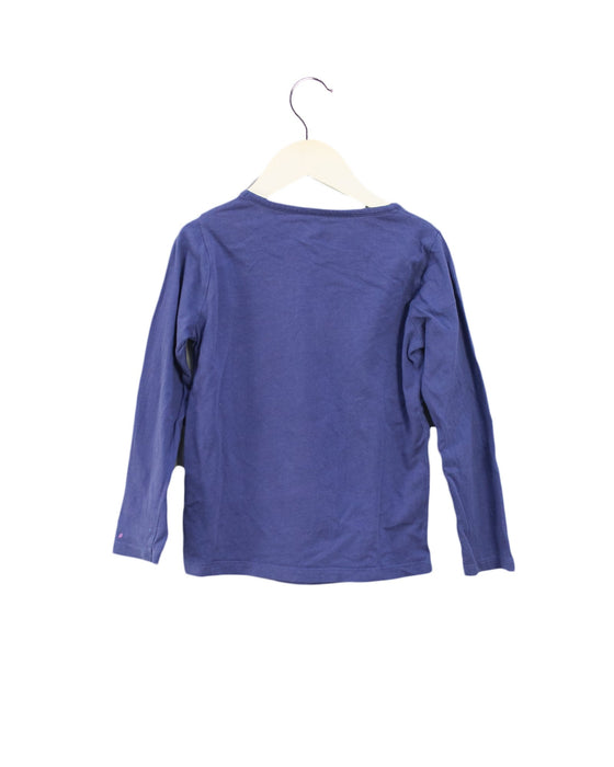 A Blue Long Sleeve Tops from Boden in size 4T for girl. (Back View)