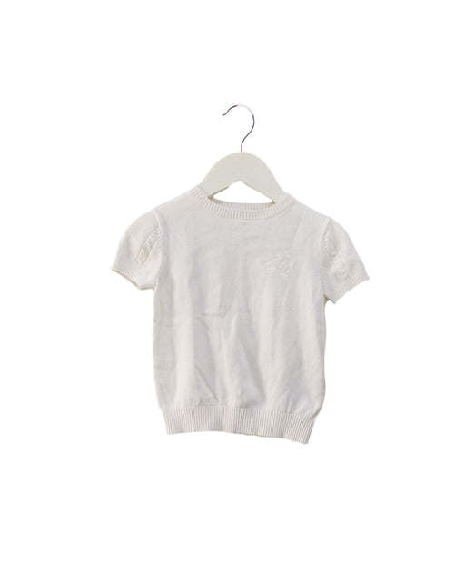 A Ivory Short Sleeve Tops from Nicholas & Bears in size 6-12M for girl. (Front View)