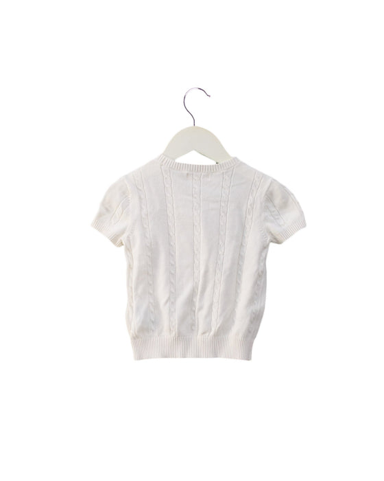 A Ivory Short Sleeve Tops from Nicholas & Bears in size 6-12M for girl. (Back View)
